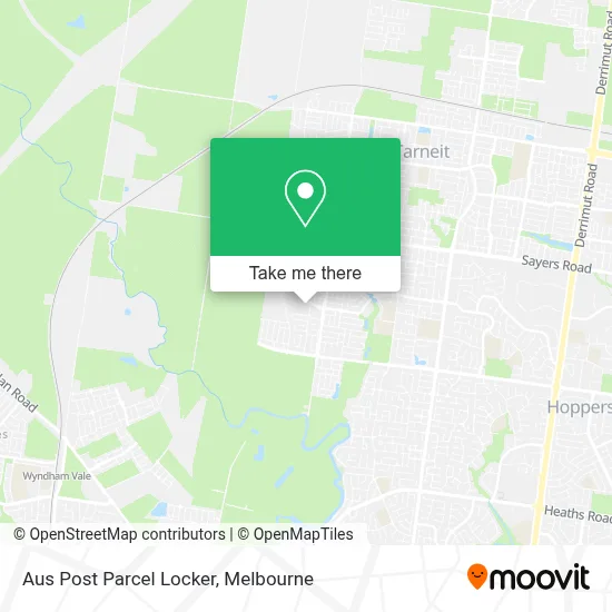 Mapa Aus Post Parcel Locker