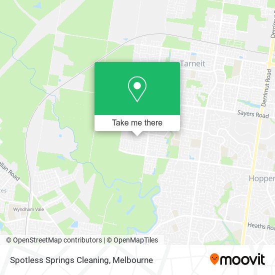 Spotless Springs Cleaning map