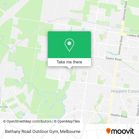 Bethany Road Outdoor Gym map