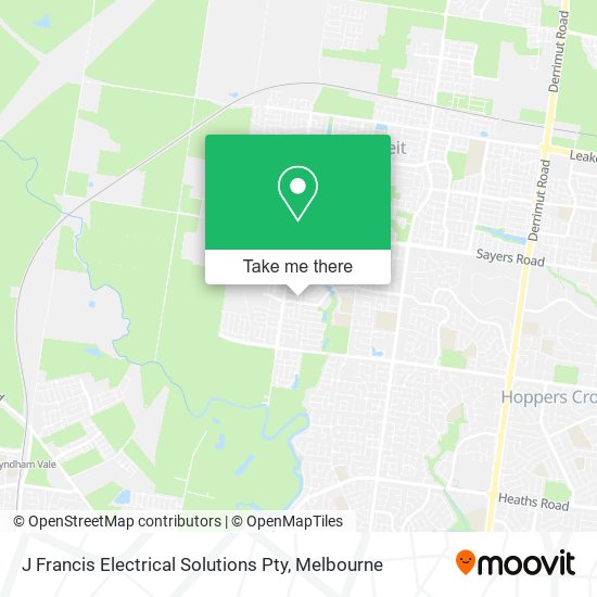 J Francis Electrical Solutions Pty map