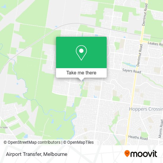 Airport Transfer map