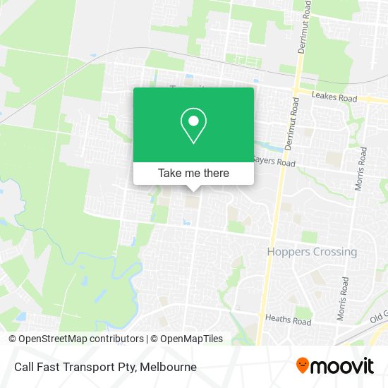 Call Fast Transport Pty map