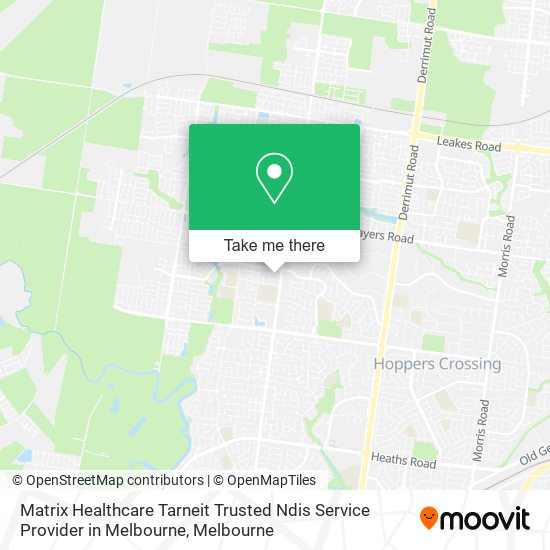 Matrix Healthcare Tarneit Trusted Ndis Service Provider in Melbourne map