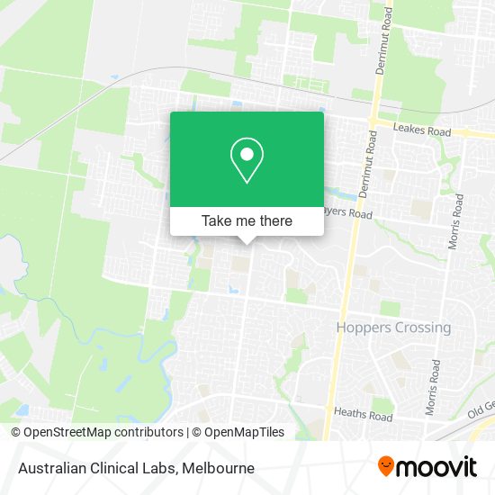 Australian Clinical Labs map