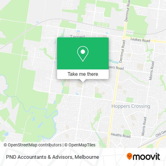 PND Accountants & Advisors map
