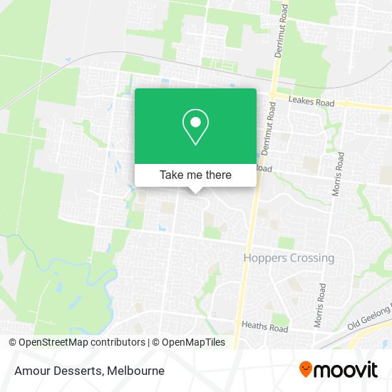 Amour Desserts map