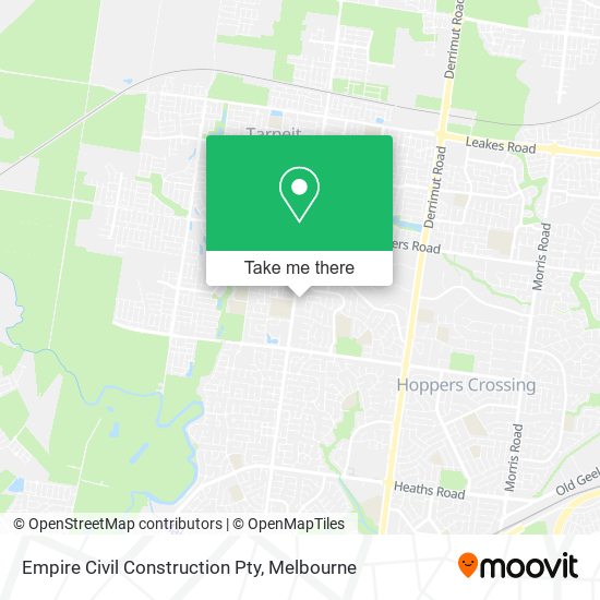 Empire Civil Construction Pty map