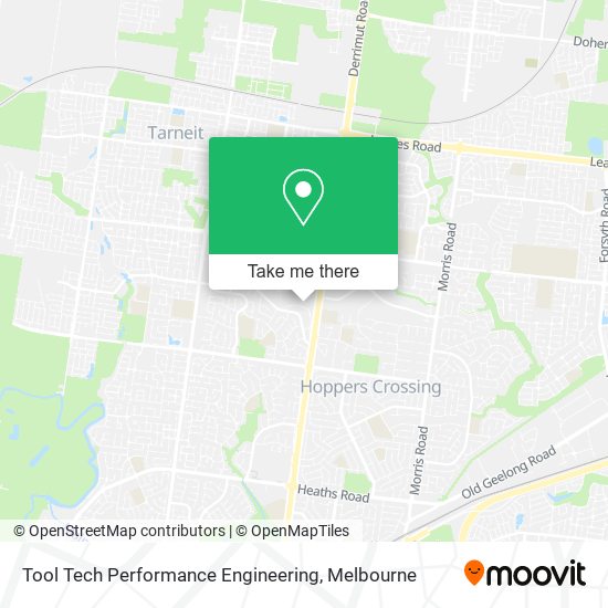 Tool Tech Performance Engineering map