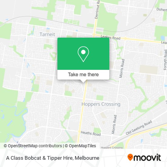 A Class Bobcat & Tipper Hire map