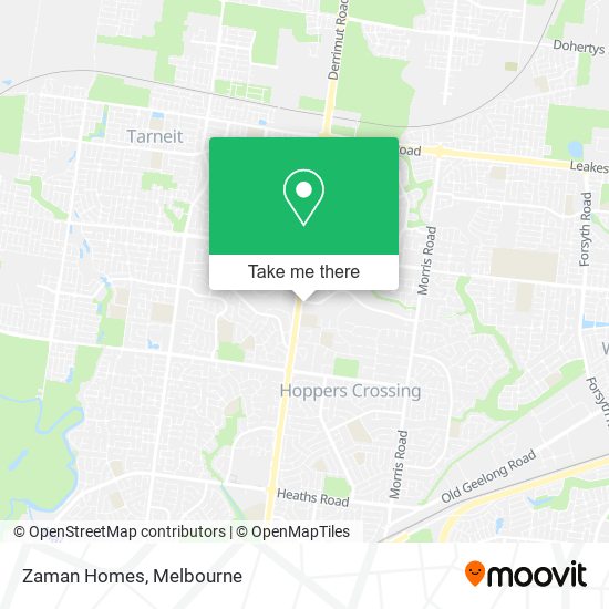 Zaman Homes map