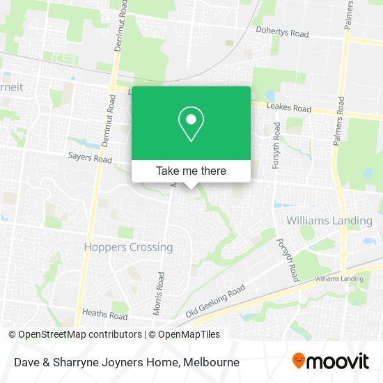 Dave & Sharryne Joyners Home map