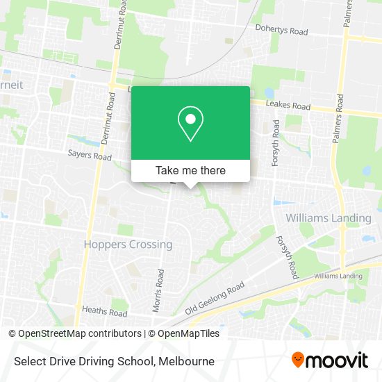 Select Drive Driving School map