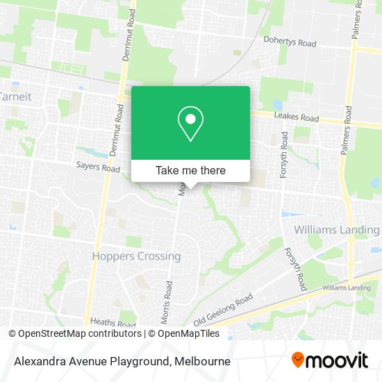 Alexandra Avenue Playground map