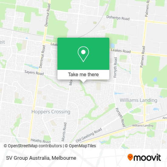 SV Group Australia map