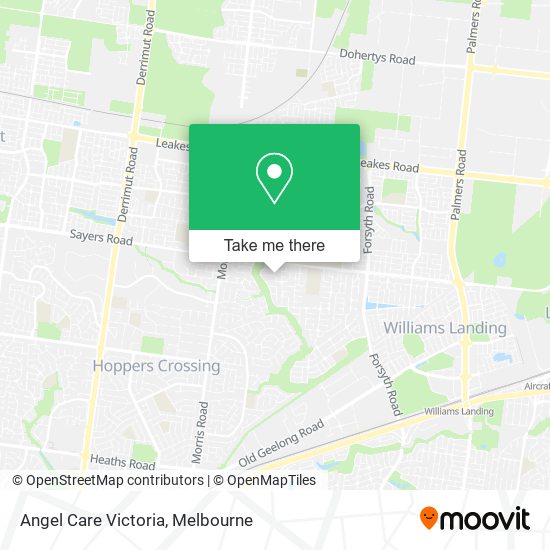 Angel Care Victoria map
