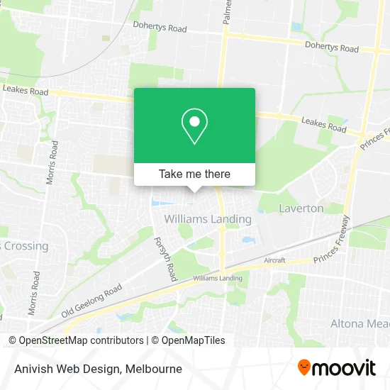 Mapa Anivish Web Design