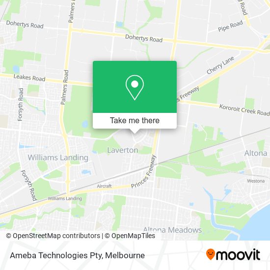 Ameba Technologies Pty map