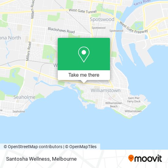 Santosha Wellness map