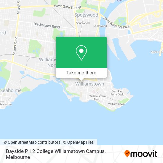 Bayside P 12 College Williamstown Campus map