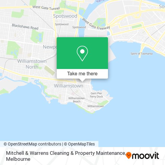 Mitchell & Warrens Cleaning & Property Maintenance map