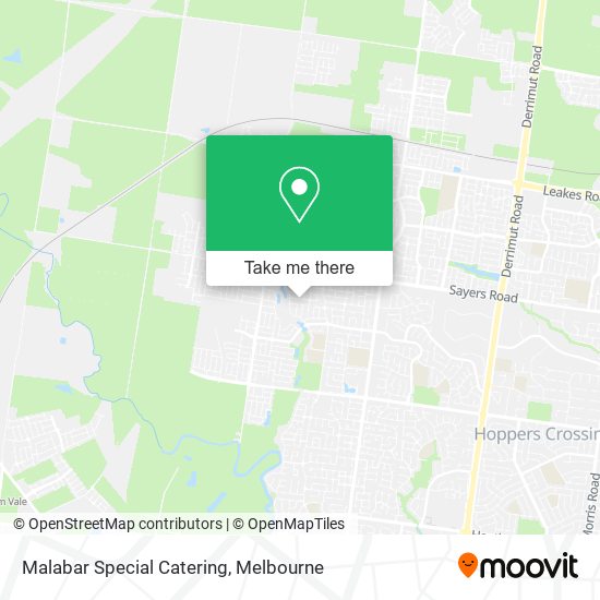 Malabar Special Catering map