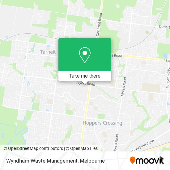 Wyndham Waste Management map