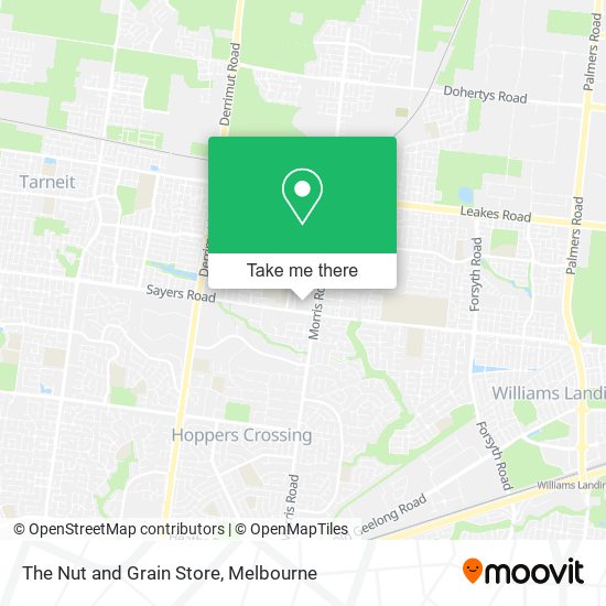 The Nut and Grain Store map