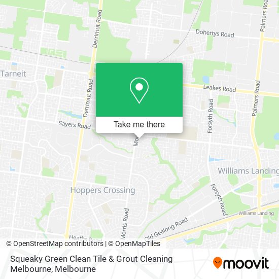 Squeaky Green Clean Tile & Grout Cleaning Melbourne map