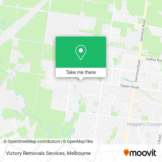 Mapa Victory Removals Services