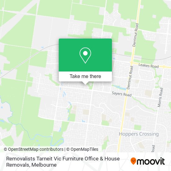 Removalists Tarneit Vic Furniture Office & House Removals map