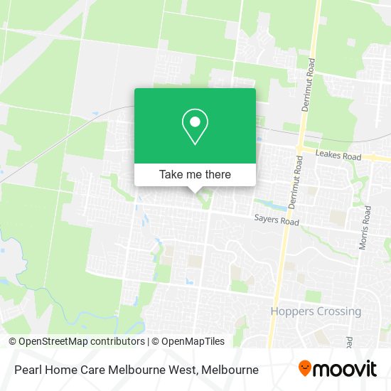 Pearl Home Care Melbourne West map