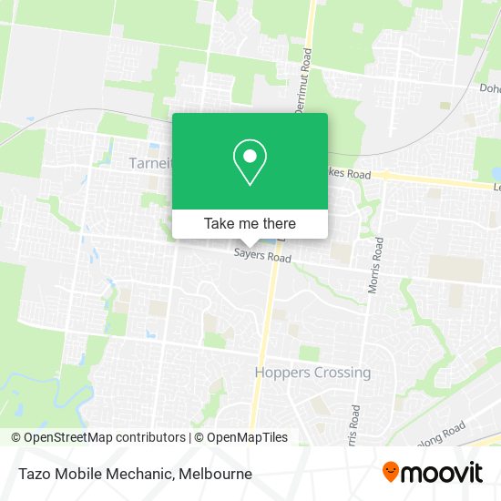 Tazo Mobile Mechanic map