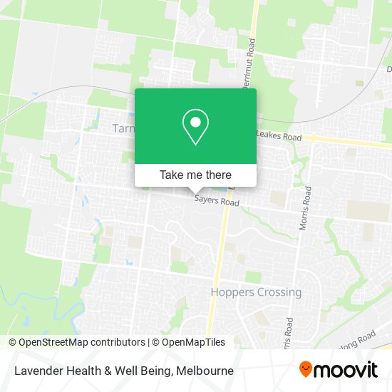 Lavender Health & Well Being map