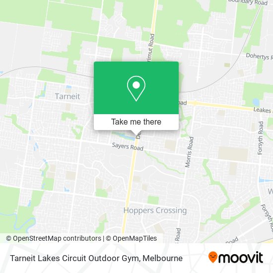 Tarneit Lakes Circuit Outdoor Gym map