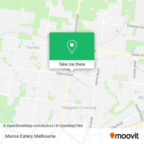 Marios Eatery map