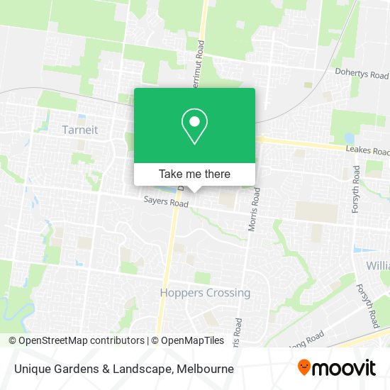 Unique Gardens & Landscape map