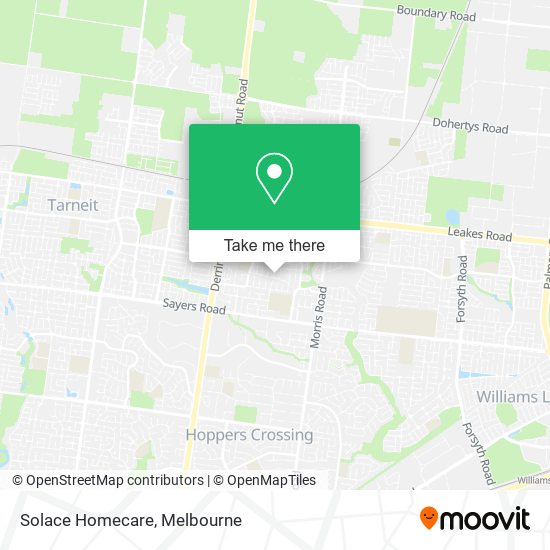 Solace Homecare map
