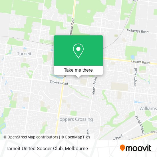 Tarneit United Soccer Club map