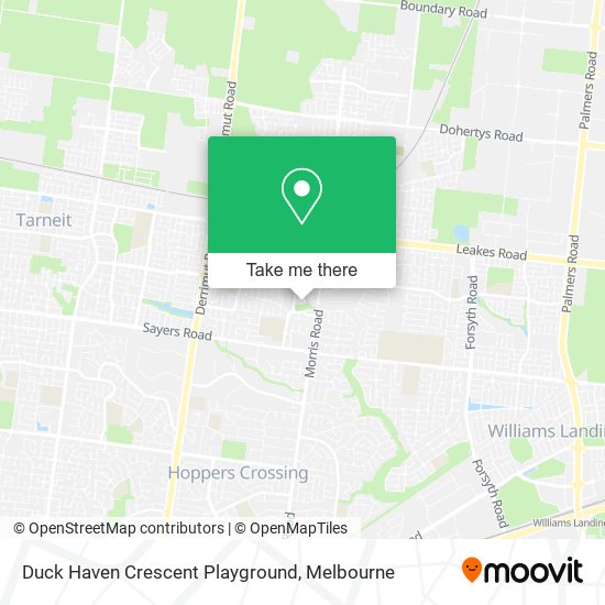 Duck Haven Crescent Playground map