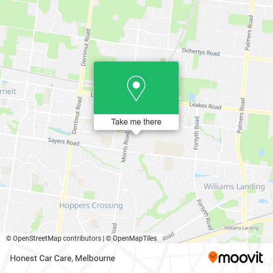 Honest Car Care map