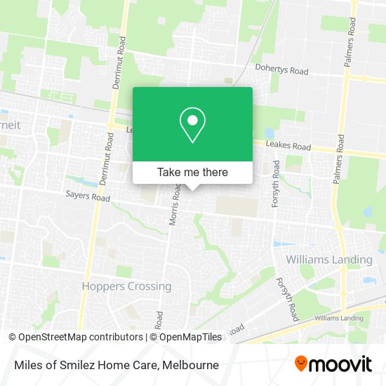 Miles of Smilez Home Care map