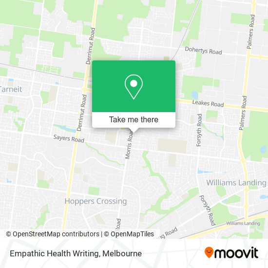 Empathic Health Writing map