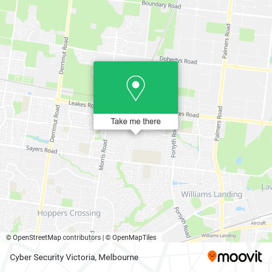 Cyber Security Victoria map