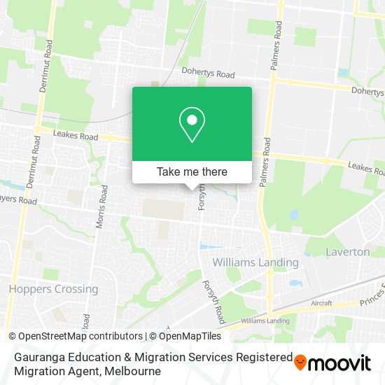 Gauranga Education & Migration Services Registered Migration Agent map