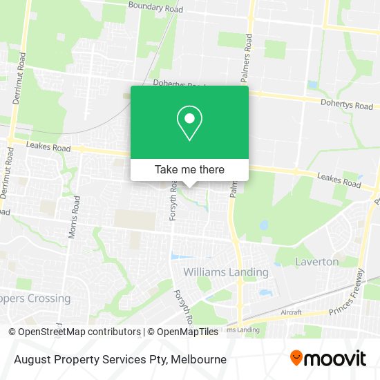 August Property Services Pty map