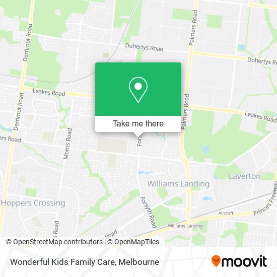 Wonderful Kids Family Care map