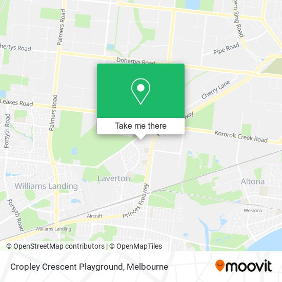 Cropley Crescent Playground map