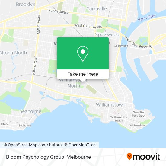 Bloom Psychology Group map