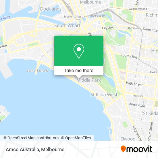 Amco Australia map