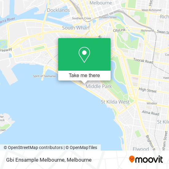 Gbi Ensample Melbourne map